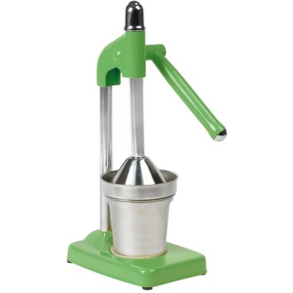 Stainless Steel Manual Lever Press Citrus Juicer-Green