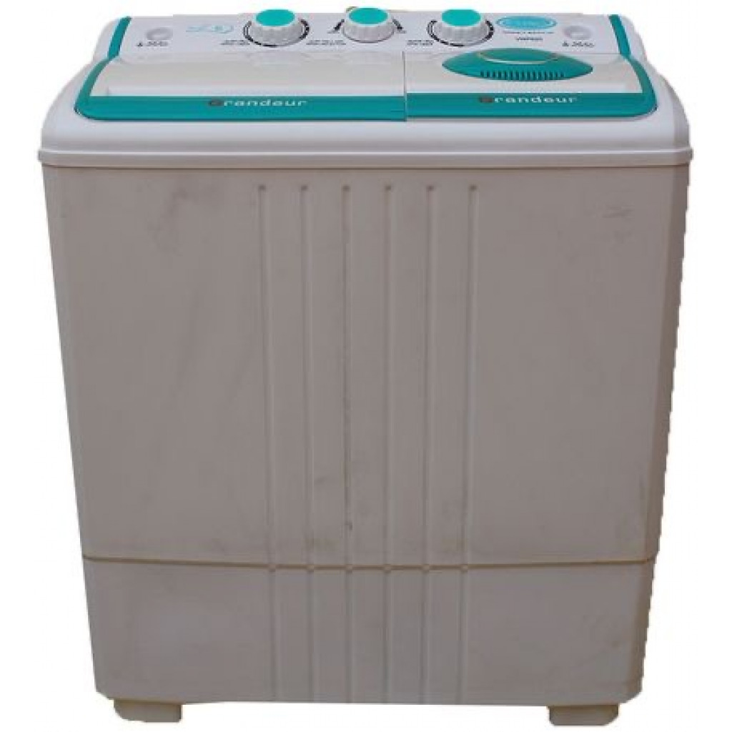Venus VWP620 Semi Automatic Twin Tub Washing Machine - White