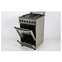 Kings Cooker 3 Gas Burners + 1 Electric Plate 50x60cm 4TTE-5631HI, Electric Oven, Rotisserie -  Marble Grey