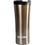 Double Wall Hot & cold Stainless Steel Vacuum Cup - 500ml - Silver