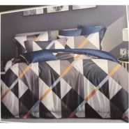 Egyptian Duvet Cover 1Bedsheet & 2 Pillowcases - Multi Coloured Brown