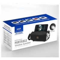 H@F Bluetooth FM/SD/USB Portable Rechargeable Speaker - Black