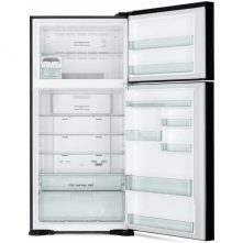 Hitachi Double door Refrigerator RVG800PUN7GBK- Glass Black – 550L Refrigerators