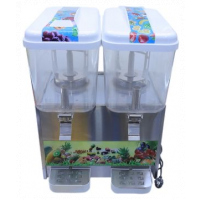 Snowhite Double Juice Dispenser, 18 Litres - White