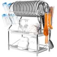 Dish Racks for Kitchen Counter, Dish Drainer with Drainboard Set