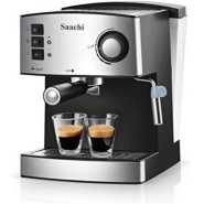 Saachi NL-COF-7055 All in 1 Coffee Maker - Silver, Black