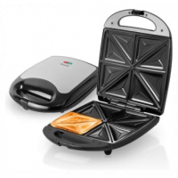 Saachi 4 Slice Sandwich Maker/Toaster,Grill- Black