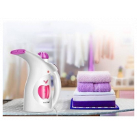 Milt Functional Garment/Cake/Facial Steamer And Ironing Brush - White