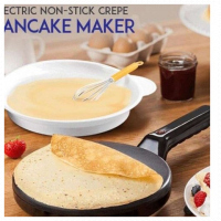 Dessini 3 Steps Non-stick Chapati,Pancake, Crepe Maker 22Cm-Black