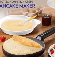 Dessini 3 Steps Non-stick Chapati,Pancake, Crepe Maker 22Cm-Black Sandwich Makers & Panini Presses