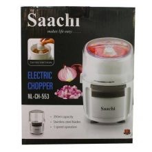 Saachi Electric Chopper NL-CH-554-GY - White