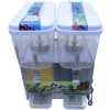 Snowhite Double Juice Dispenser, 18 Litres - White