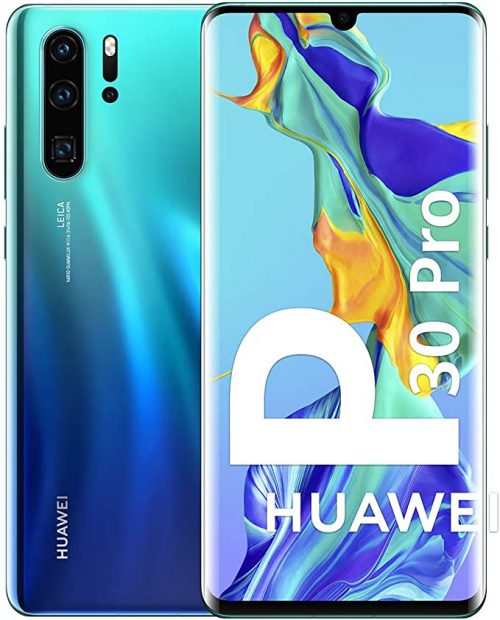 Huawei P30 Pro - Smartphone 256GB, 8GB RAM, Dual SIM, Aurora Blue