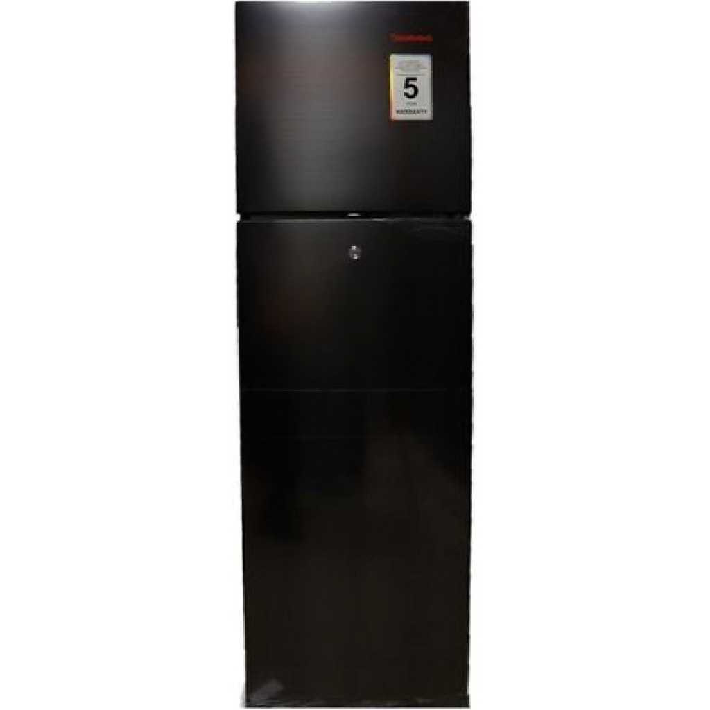 Changhong CD330S 328L Double Door Refrigerator - Black