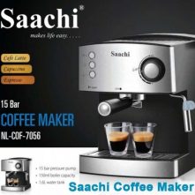 Saachi NL-COF-7055 All in 1 Coffee Maker - Silver, Black