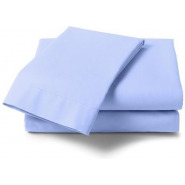 4×6 Cotton Bed-sheets with Two Pillowcases – Blue Bedsheets & Pillowcase Sets