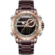 Naviforce Men's Quartz Watch - Brown