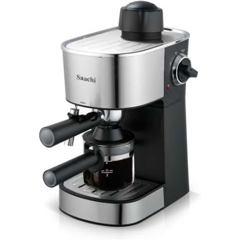 Saachi NL-COF-7050 Coffee Maker/ latte/ Capuccino/ Espresso 3.5 Bar - Silver 1 EA0948BB 26FC 4F89 9BB8 BD069A2286F8