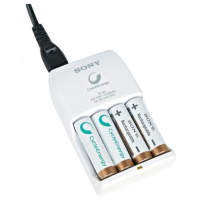 Sony AA Rechargeable Batteries with Charger BCG34HL