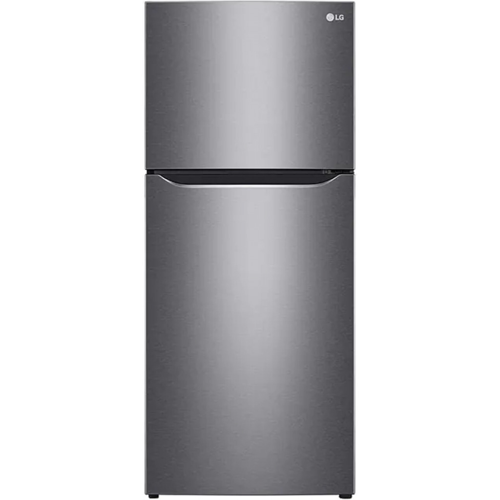 LG 427-Litres Fridge GN-B422SQCL IEC; Net 393L Dark Graphite Steel Top Freezer Refrigerator with Inverter Compressor & Multi Air Flow