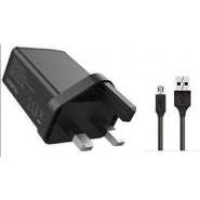 Oraimo Fast Charge Adapter & USB Cable – Black Phone Chargers