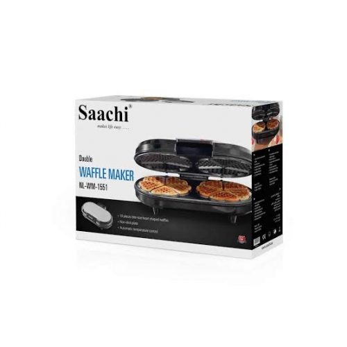 Saachi Waffle Maker, Black, NL-WM-1551