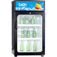 ADH 125 - Litres Display Cooler Fridge, Chiller Display Refrigerator - Black