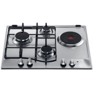 Ariston PC-631 X Built In Gas & Electric Hob Stainless Steel - Silver