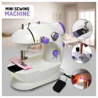 Sew Easy Mini Sewing Machine - White,Purple