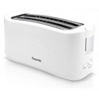 Saachi Electric 4 Slices Toaster With Automatic Pop-up/White