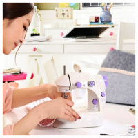 Sew Easy Mini Sewing Machine - White,Purple