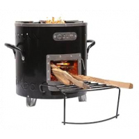 Burn Kuniokoa Efficient FireWood Stove -Black