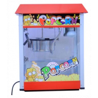 Electric Popcorn Machine - Red