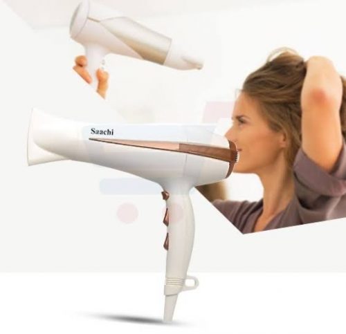 Saachi Hair Dryer NL-HD-5027 (White/Gold)