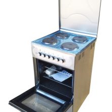 Blueflame Full Electric Cooker C504E-I 50 X 50cm, 4 Electric Plates, Electric Oven, Thermostat, Oven Lamp - Inox