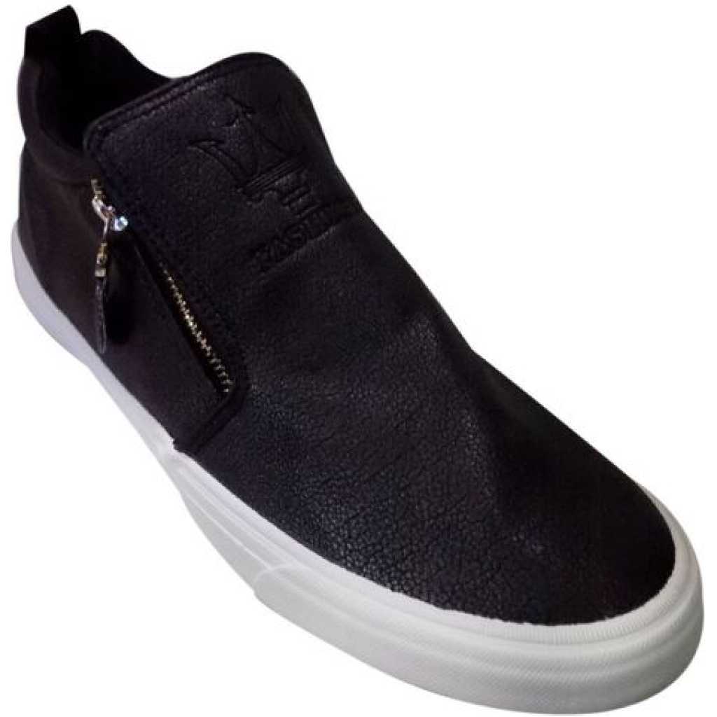 Men's Sneaker - Black,White