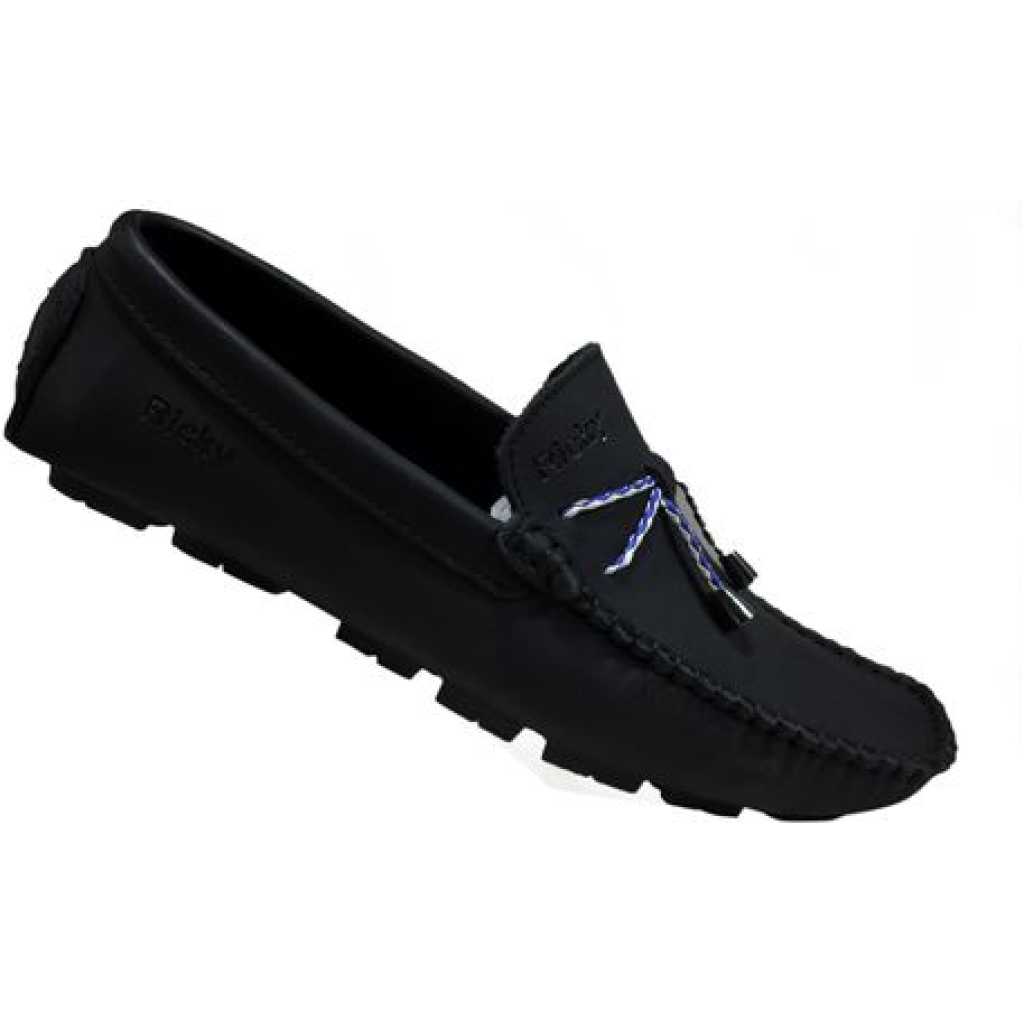 Men's Slip-On Moccasins - Black