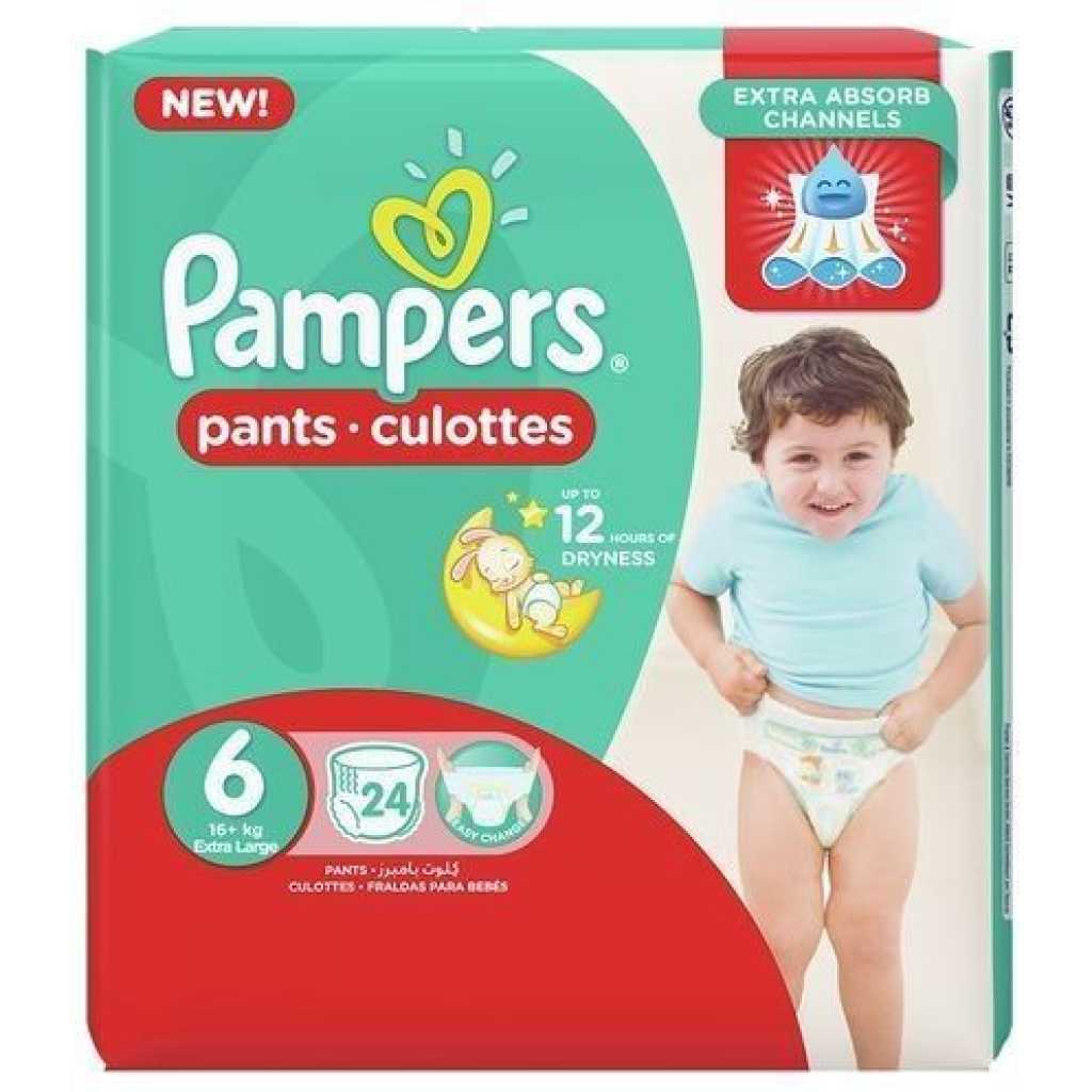 Pampers Pants High count S6 (15+ Kg) – 24pcs - Extra Large