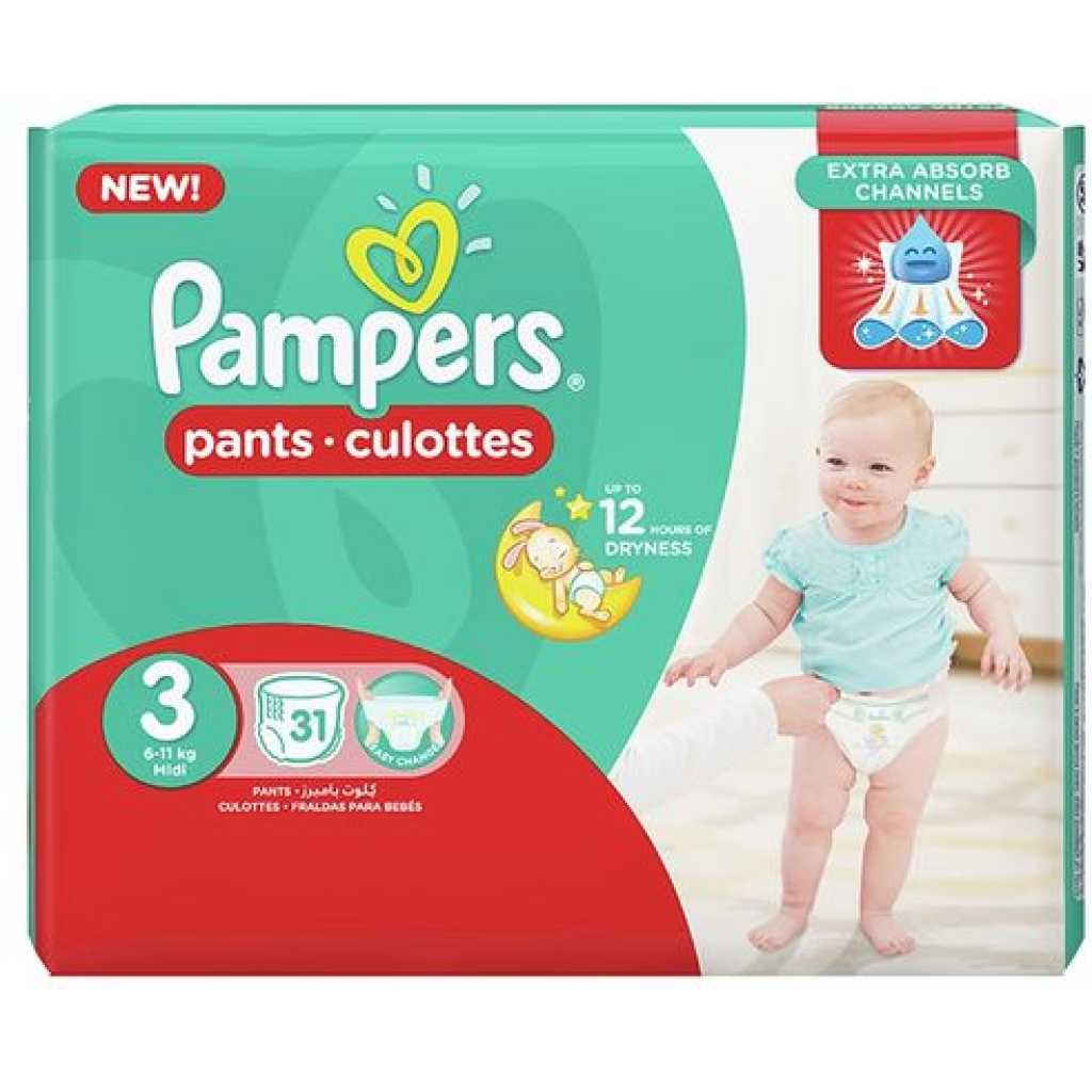 Pampers Pants S3 (11 - 16Kg) – 31pcs