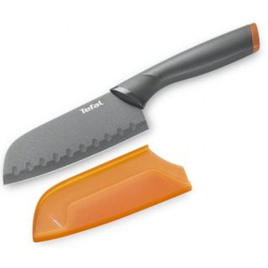 Tefal Fresh Kitchen Santoku Knife 12cms K1220114 - Grey