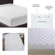 Quilted Waterproof Matress Protector, White