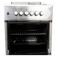 Blueflame Cooker C5022E – I 50x50cm 2gas burners and 2 electric plates, Stainless steel (Inox)