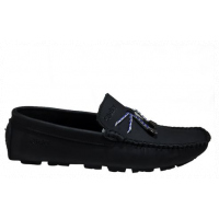 Men's Slip-On Moccasins - Black