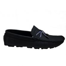 Men's Slip-On Moccasins - Black