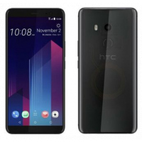 HTC U11 Plus - 6", 128GB, 6GB RAM, 12MP Camera - Black