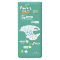 Pampers Baby Dry Diapers Jumbo S5(11-25Kg) - 60 Pcs.