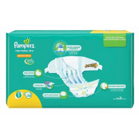 Pampers New Baby Dry Diapers S1 (2 - 5Kg) – 44pcs