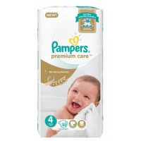 Pampers Premium Care 6 Jumbo S4(9-18Kg) - 52pcs