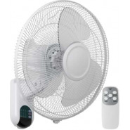 Lucid Wall Fan With Remote 16 Inches - White