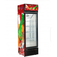 SPJ 300-Litres Single Display Cooler; Vertical Display Chiller, Single Door Showcase Display Refrigerator